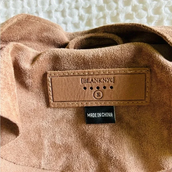 BLANK NYC Suede Jacket Size Small - Picture 2 of 4